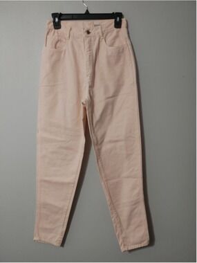 Women's Vintage 80-90s Bill Blass Straight Leg Mom Jeans Size 8 Blush Pink